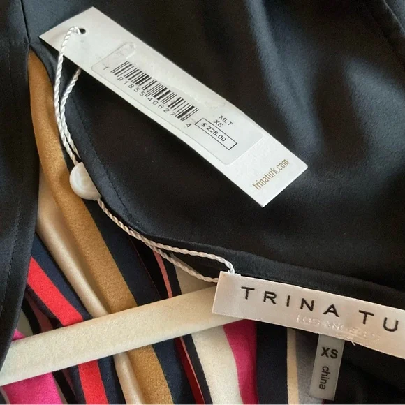 NWT Trina Turk Vibrant Striped Halter 
Top Size XS - Picture 6 of 6